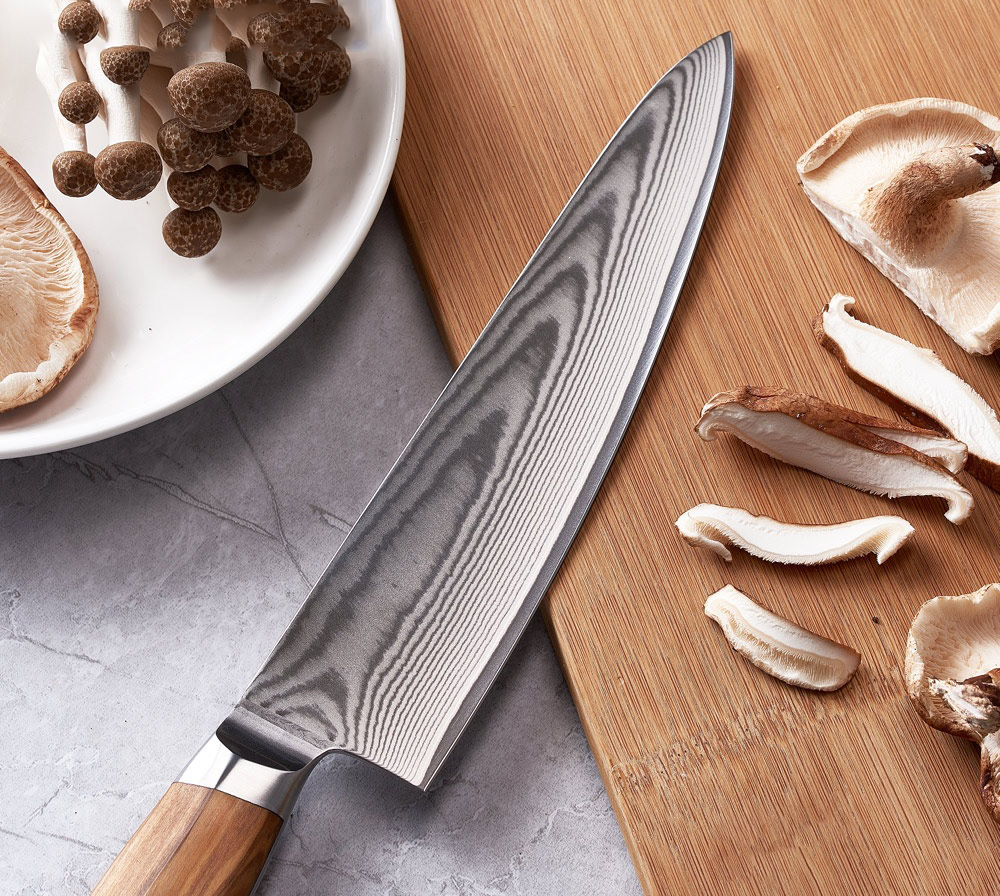 Damascus Pro Series Olive chef 04